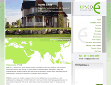 Tablet Screenshot of epsco-intl.com